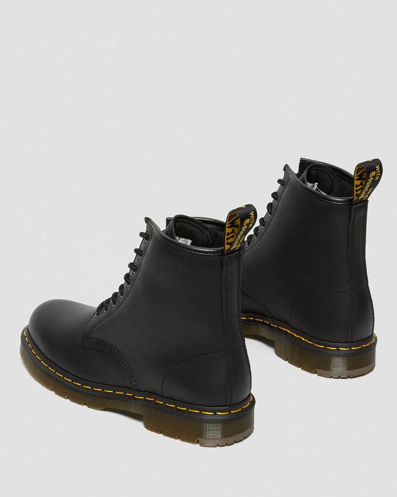 Dr Martens 1460 Slip Resistant Leren Veterlaarzen Heren Zwart | NL 279ZUT